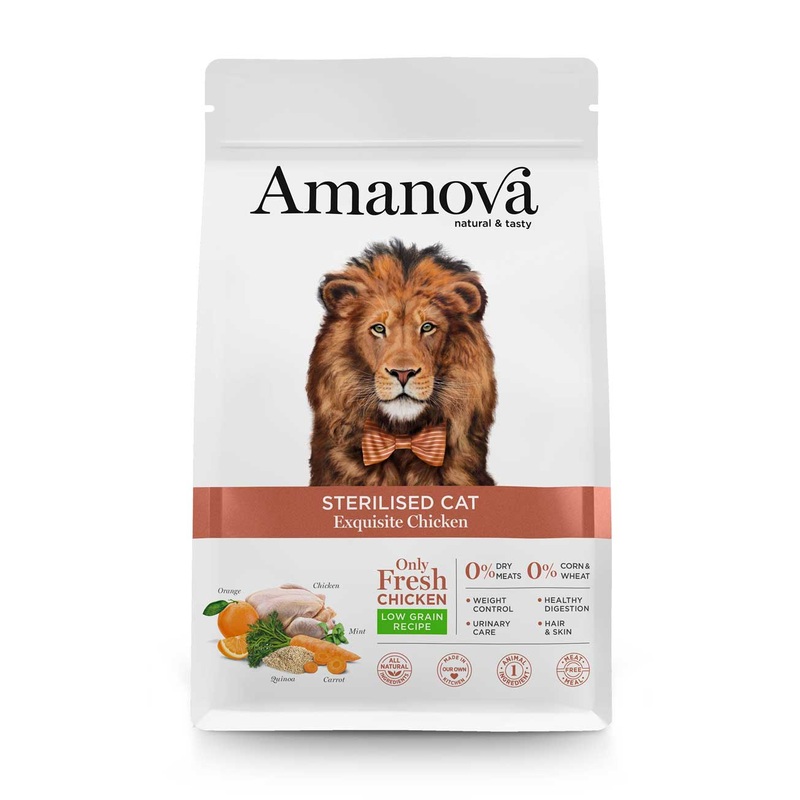 Amanova Dry Sterilized Cat Exquisite Chicken - 300g