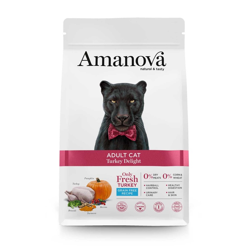 Amanova Grain Free  Adult Cat Turkey Delight 1,5kg