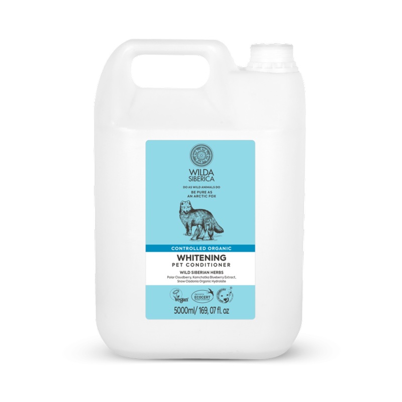 Wilda Siberica Controlled organic Whitening pet conditioner 5 l