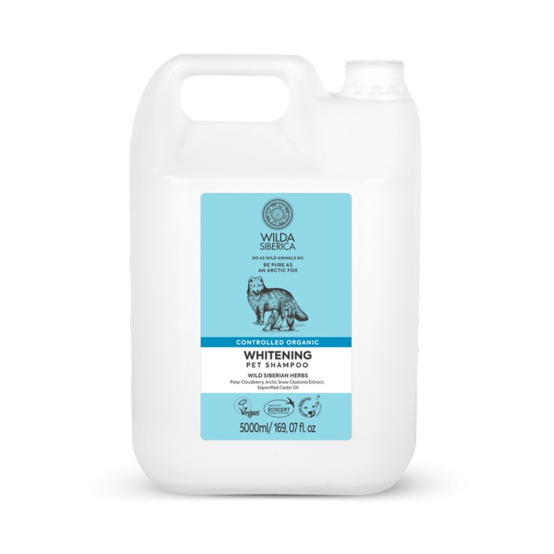 Wilda Siberica Controlled organic Whitening pet shampoo 5 l