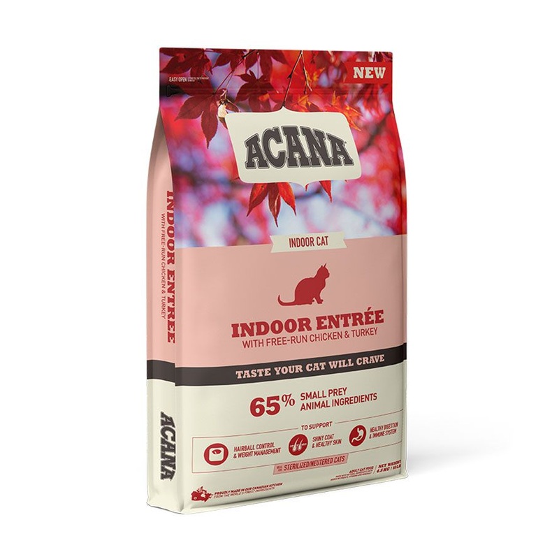 Acana Indoor Entree Adult Dry Cat Food - 4.5KG