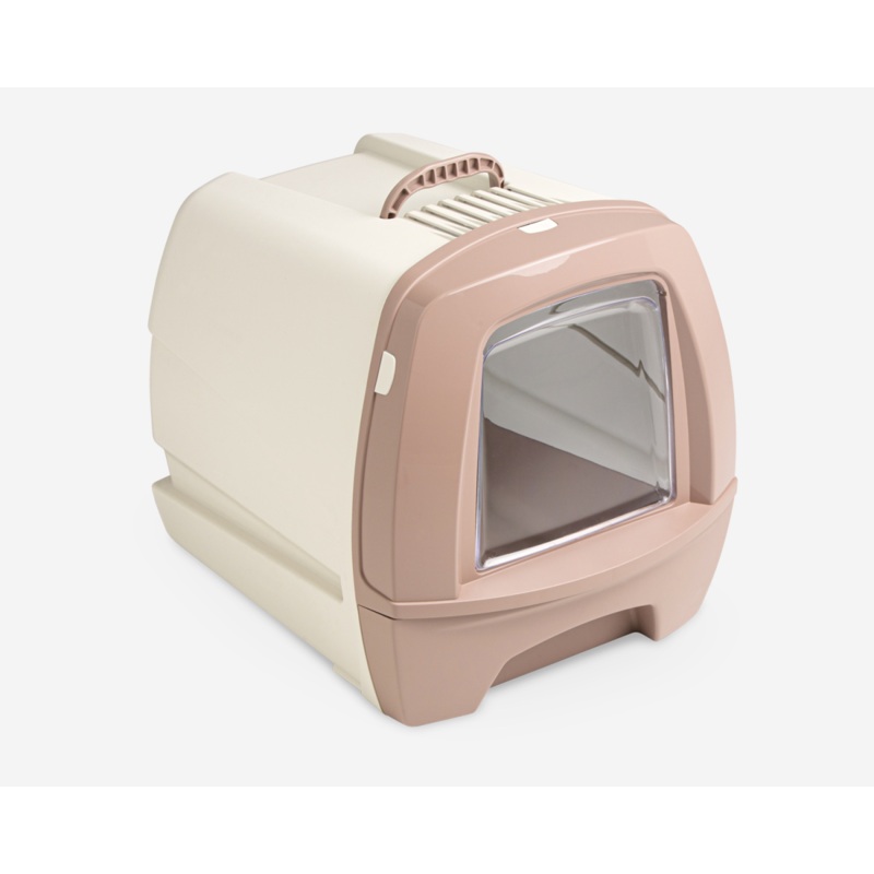 80's Cat Litter Box with Drawer - 50 x 40 x 42 cm/Pink