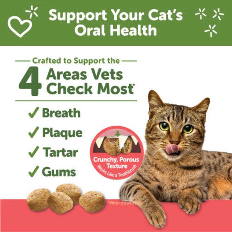 Whimzee Dental Treat Chicken & Salmon for cats 2oz
