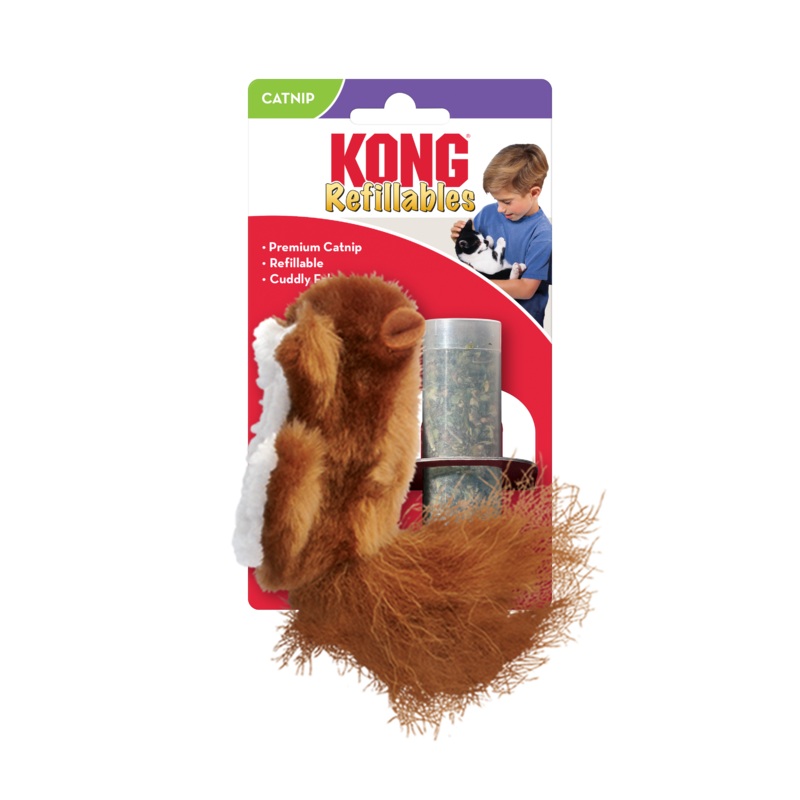 Kong Refillable Squirrel Cat Toy