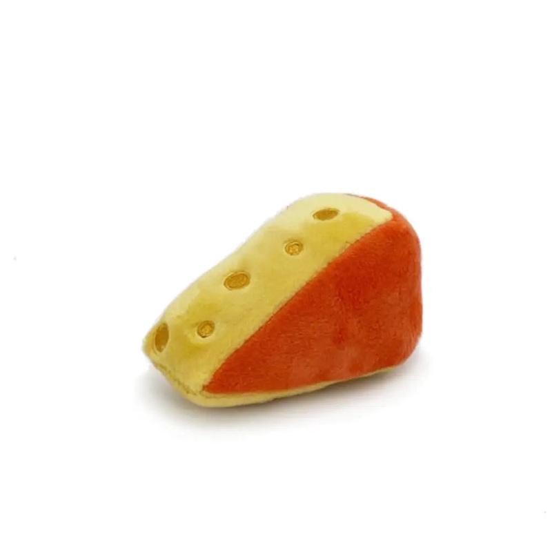 Munchicat Catnip and Rattle Cheese Wedge Toy