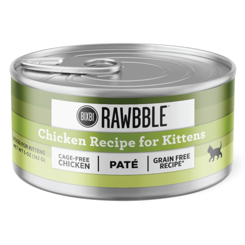 Rawbble Wet Food for Cats  Chicken Pat for Kittens Recipe  2.75oz