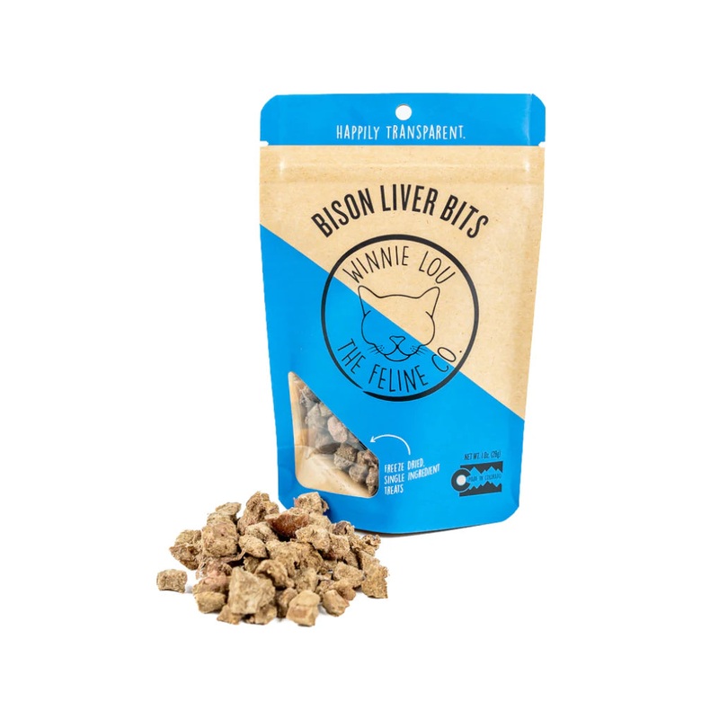 Winnie Lou The Feline Co. Bison Liver Cat Treats 1oz