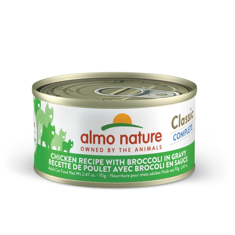 Almo Nature Cat Classic Chicken Recipe with Broccoli in Gravy 2.47oz