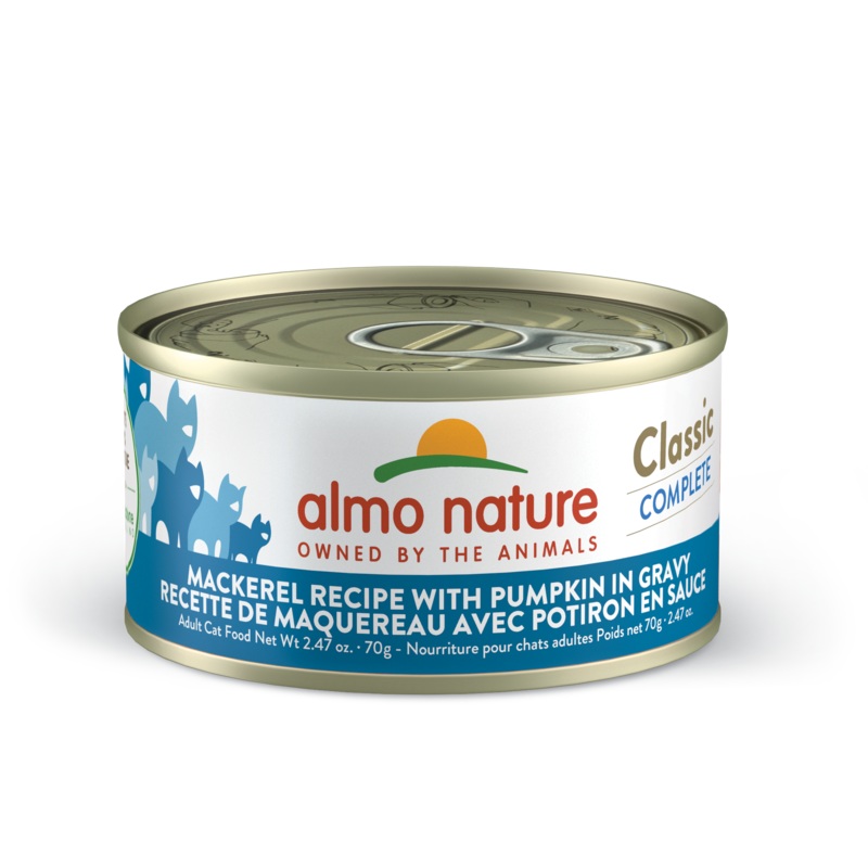 Almo Nature Cat Classic Mackerel Recipe with Pumpkin in Gravy 2.47oz
