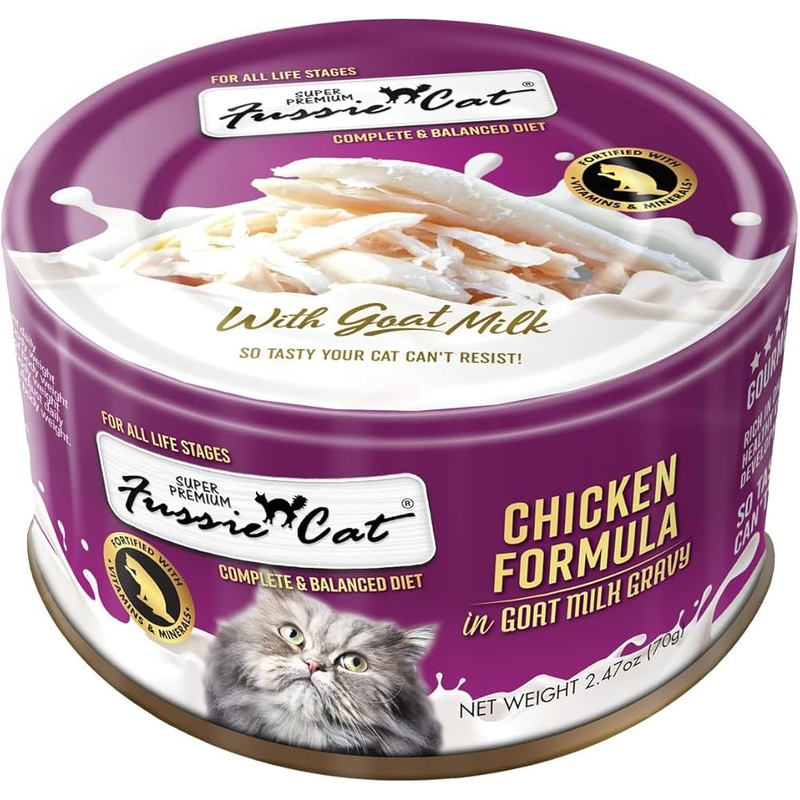 Fussie Cat Chicken in Goat Milk Gravy 2.47oz