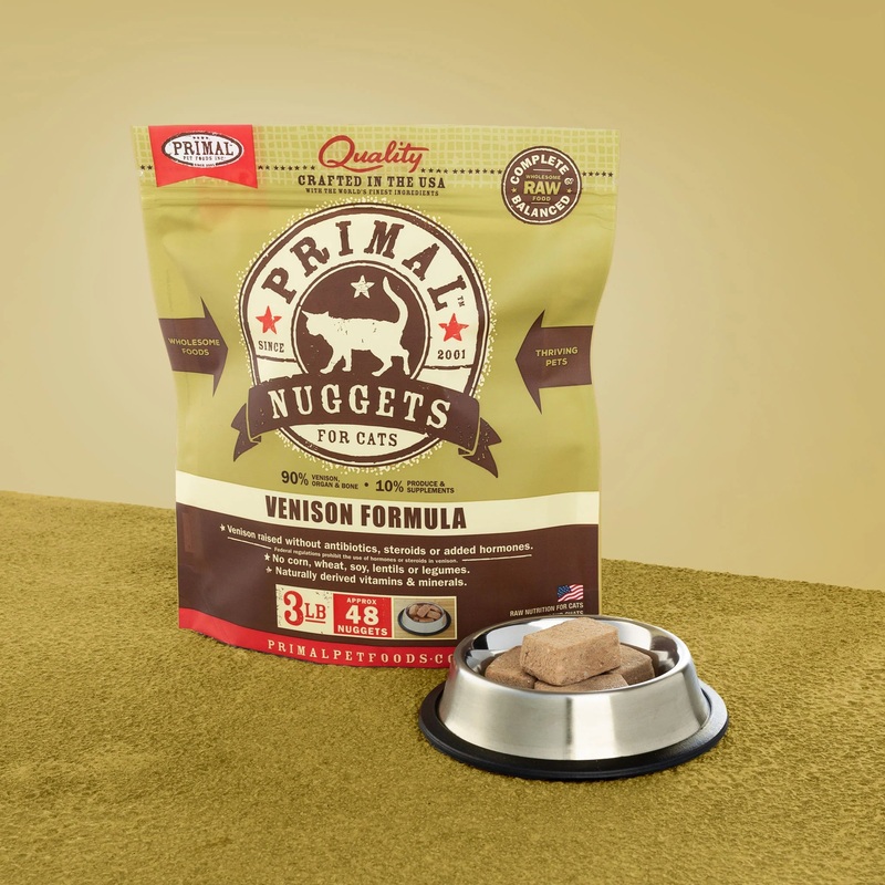Primal Cat Frozen Nuggets - Venison 3lb