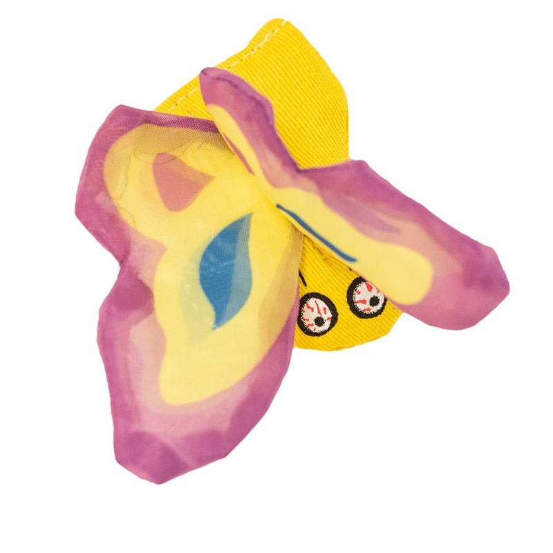 Yeowww butterfly catnip toy