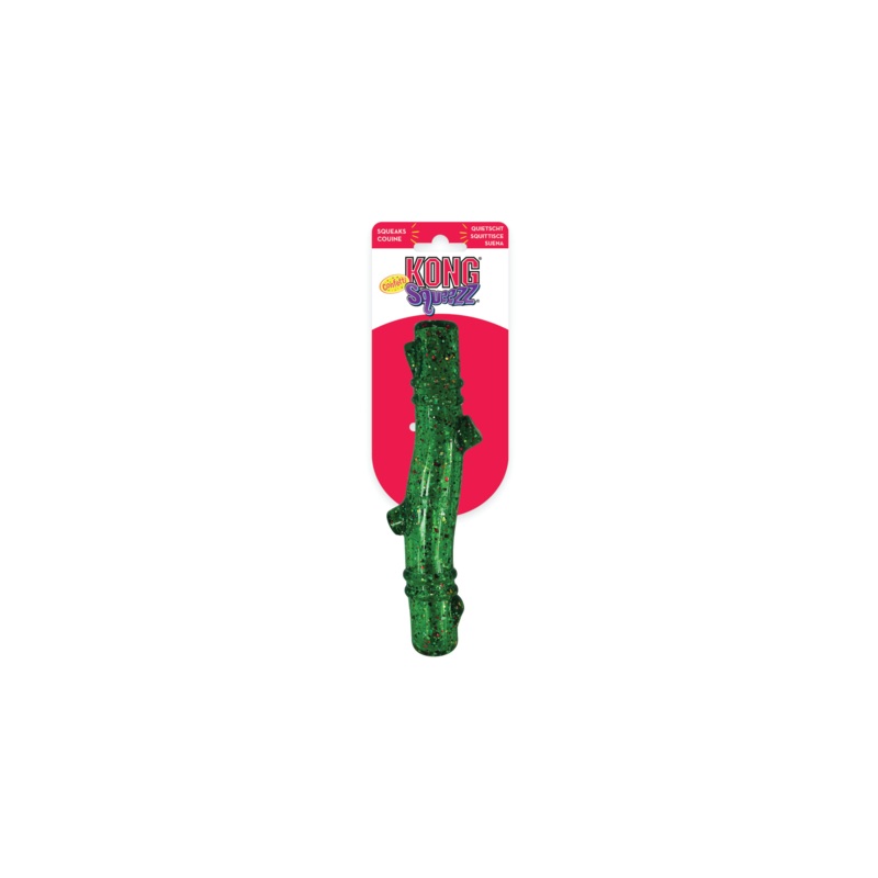 Kong  Holiday Squeezz Confetti Stick Ass. Medium
