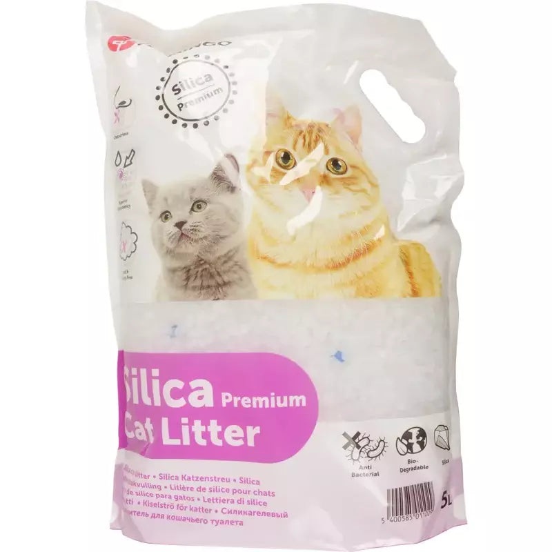 Flamingo - Cat LItter Silica Coarse Grains 5L