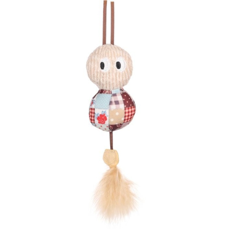 Flamingo - Cat Toy Vinta Caterpillar with Balls & Feathers 22cm