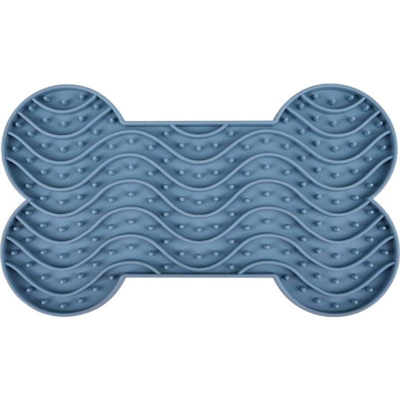 Flamingo - Lick Pad Yummee Silicone Bone Petrol M