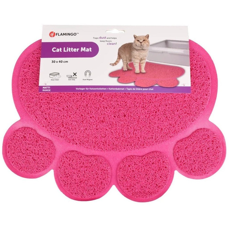 Flamingo - Litter Tray Mat Pitou Fuchsia