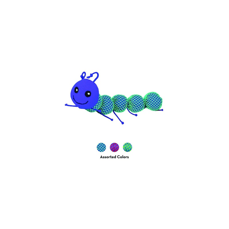 Kong  Cat Nibble Critter Catnipillar Assorted Colours