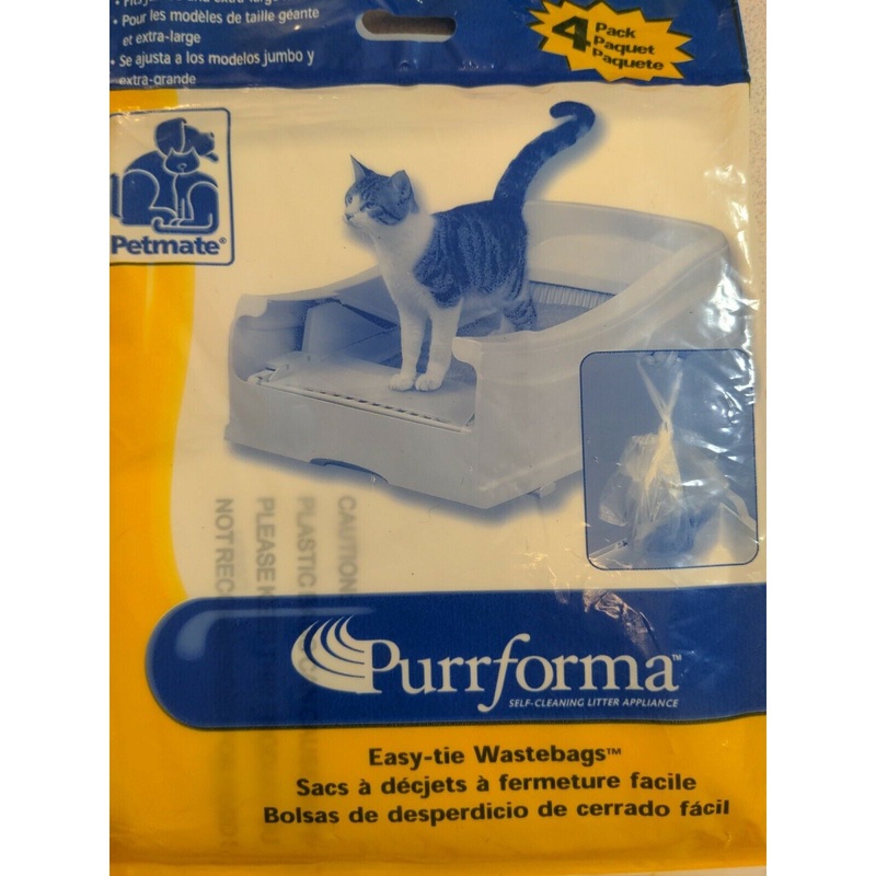 Petmate  Purrforma Litter Box Waste Bags 4pcs