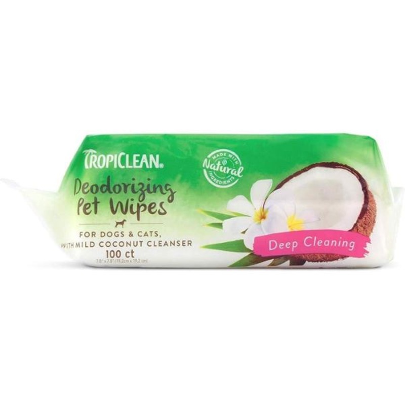 TropiClean - Deep Cleaning Wipes 100pcs