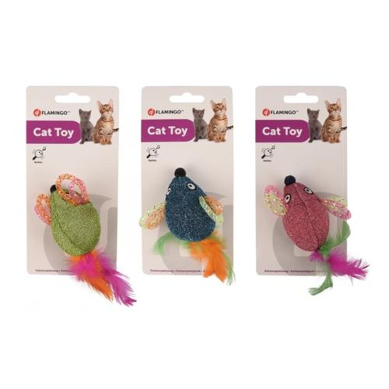 Flamingo - Cat Toy Blix Mouse 15cm