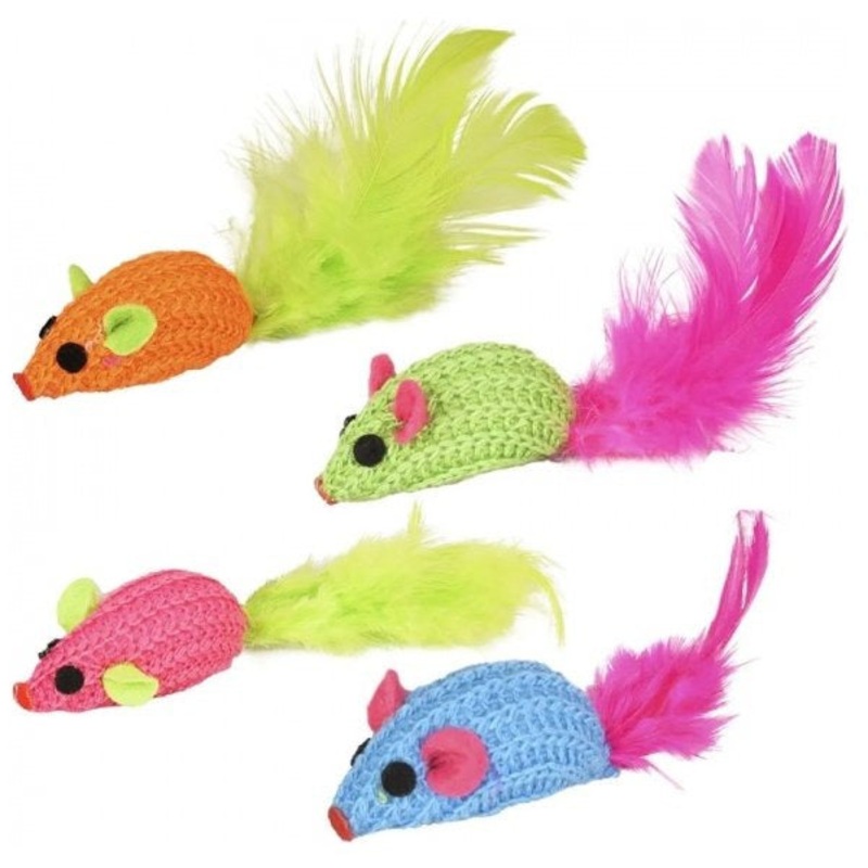 Flamingo - Cat Toy Vera Mouse with Catnip 10cm