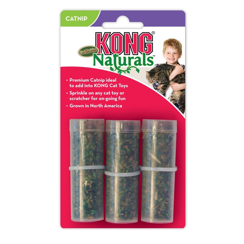 Kong  Premium Catnip Refillable Tubes 3pcs