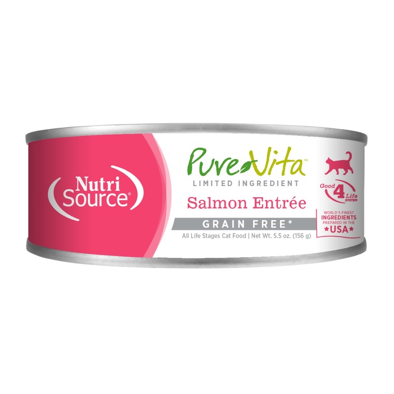 Nutrisource PureVita Limited Ingredient Grain Free Salmon Entree 5.5oz