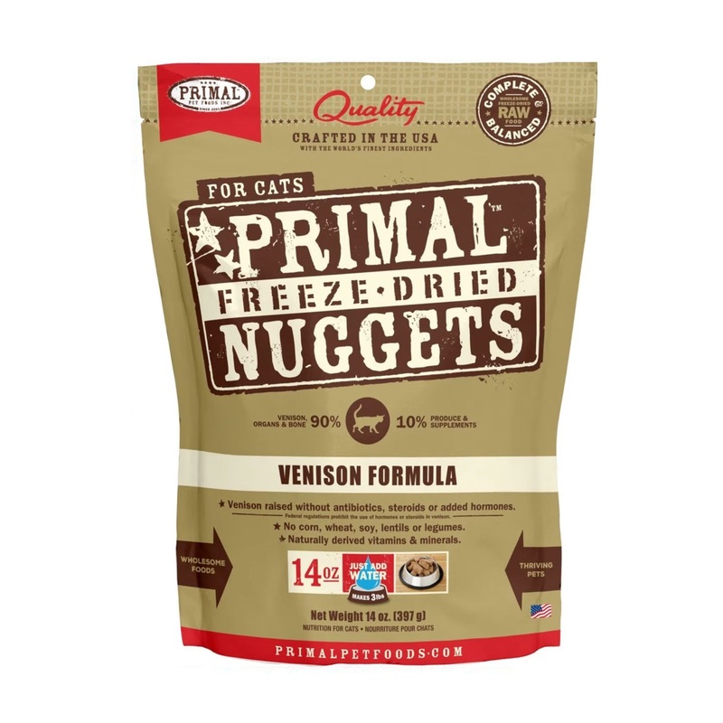 Primal Freeze-Dried Venison Cat Food 14oz
