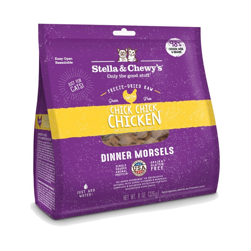 Stella & Chewy's Cat Chick Chick Chicken Freeze-Dried Raw Dinner Morsels