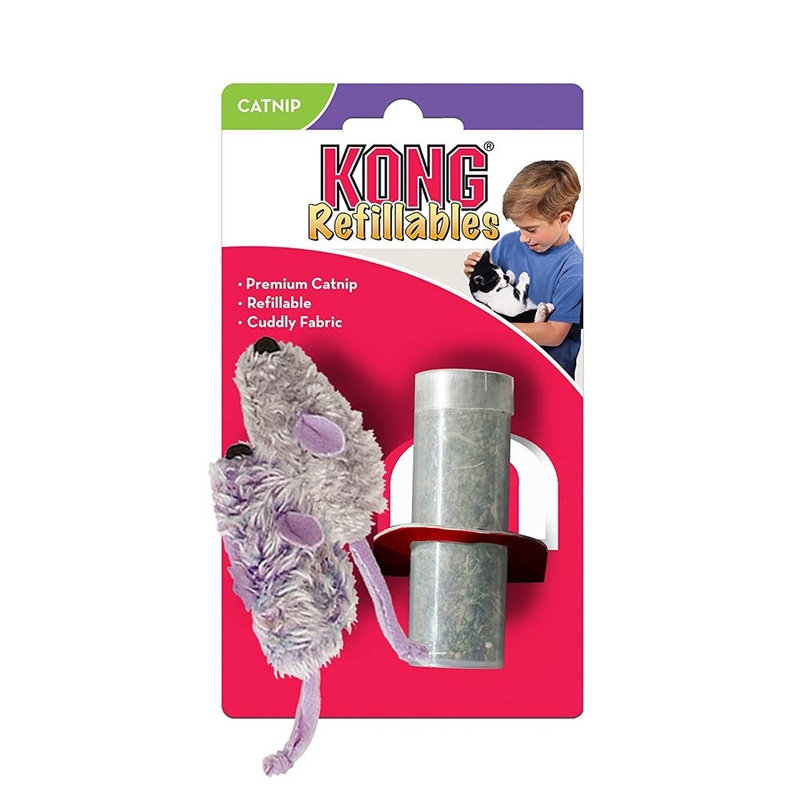 Kong Catnip Refillable Mice Cat Toy