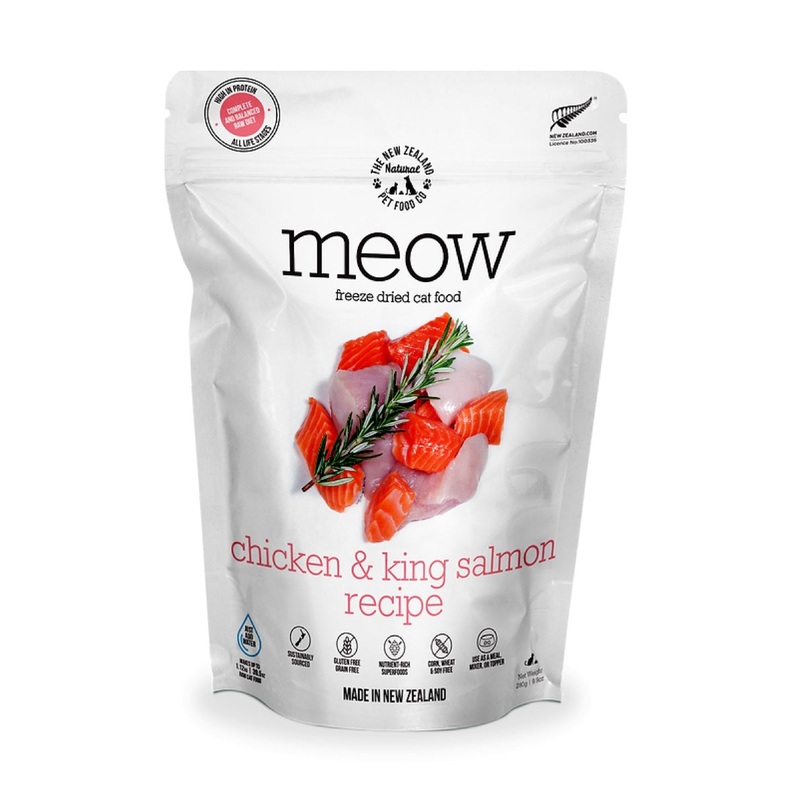 New Zealand Natural Meow Chicken & King Salmon Freeze-Dried Food