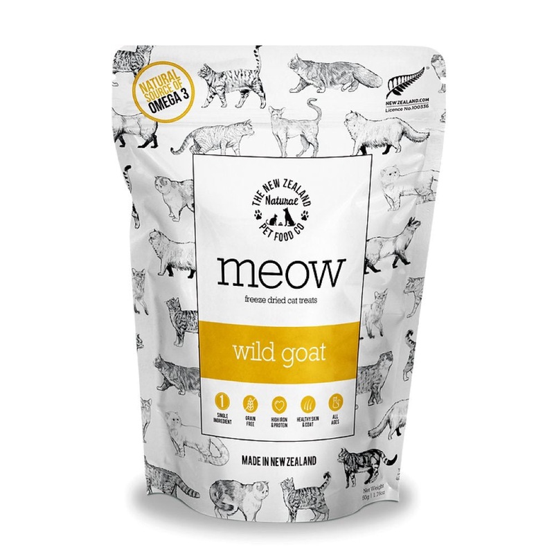 New Zealand Natural Meow Wild Goat Treat 1.76oz