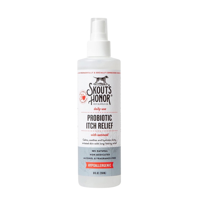 Skout's Honor Probiotic Itch Relief Hypoallergenic Spray 8oz