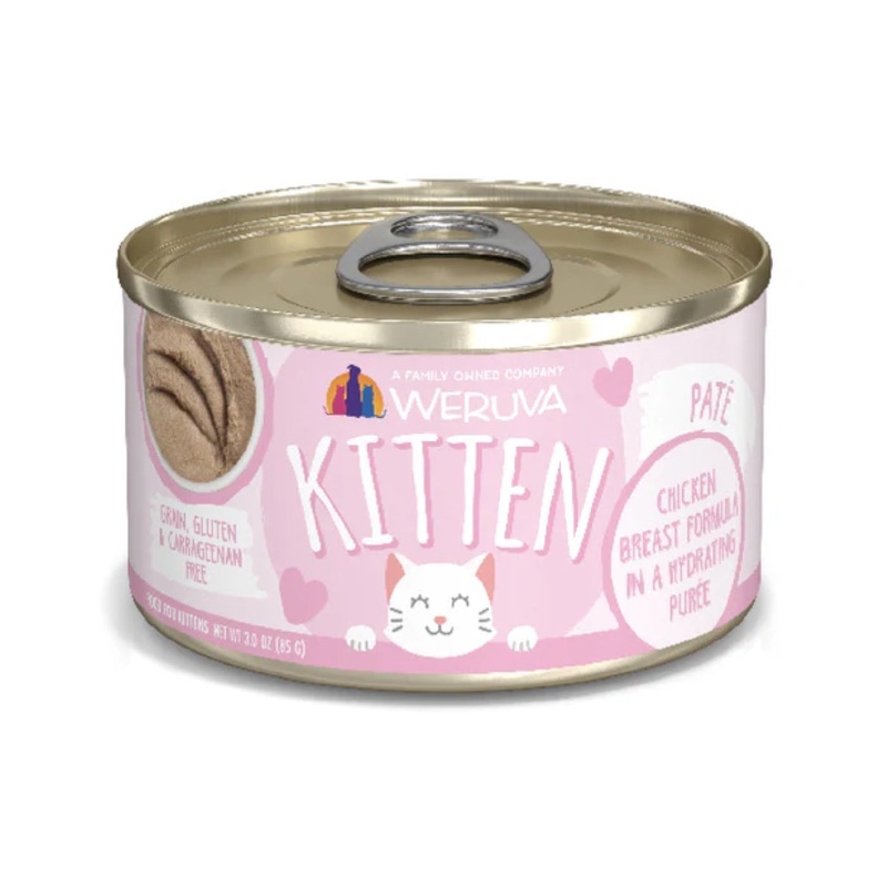 Weruva Kitten Chicken Breast Puree Pate Canned Cat Food