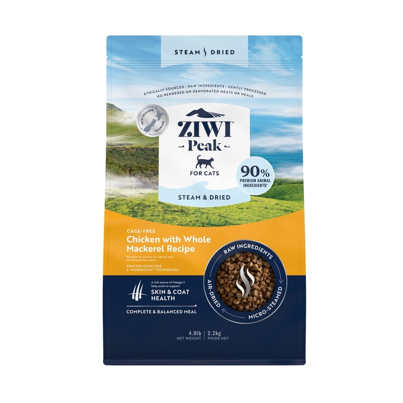 Ziwi Peak Steam Dried Chicken with Whole Mackerel Recipe