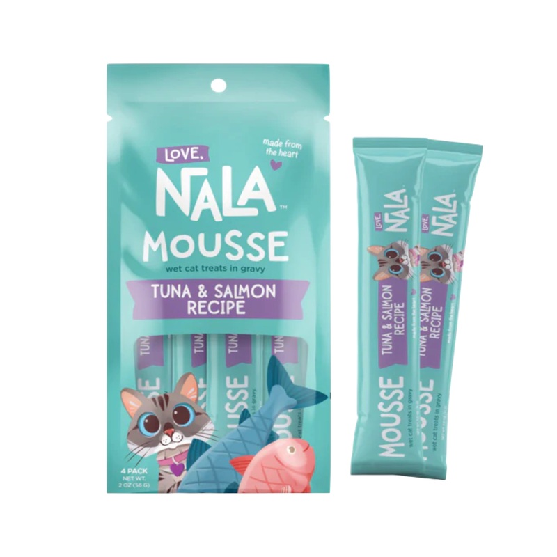 Love Nala Mousse Treats Tuna & Salmon Pouch (4pk)