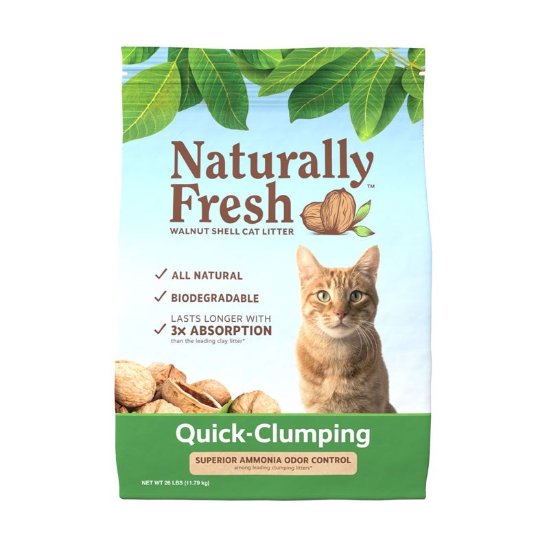Naturally Fresh Quick Clumping Unscented Walnut Litter