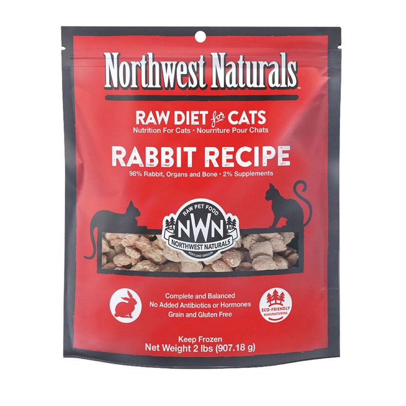Northwest Naturals Cat Nibbles Rabbit Recipe 2lb