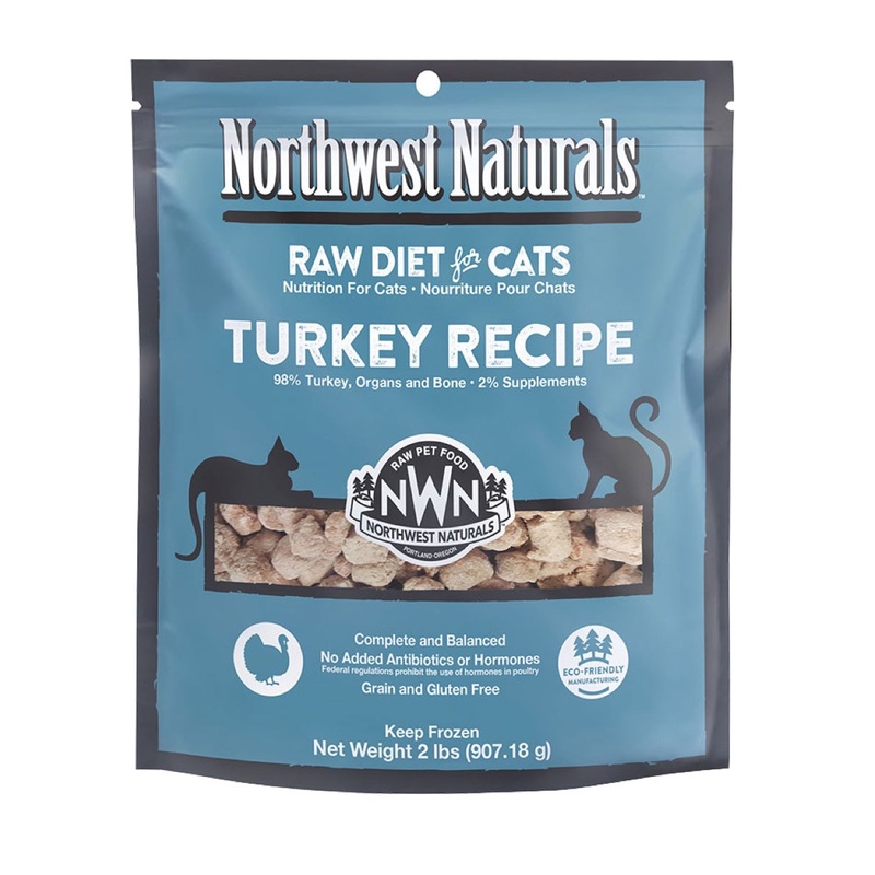 Northwest Naturals Cat Nibbles Turkey Recipe 2lb