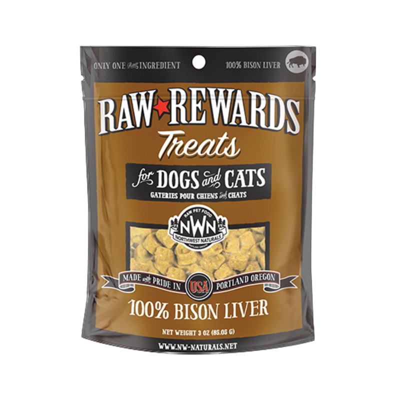 Northwest Naturals Freeze-Dried Bison Liver Treats 3oz