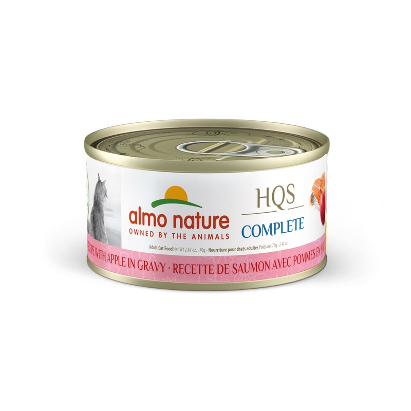 Almo Nature HQS Complete Salmon & Apple in Gravy Can 2.47oz