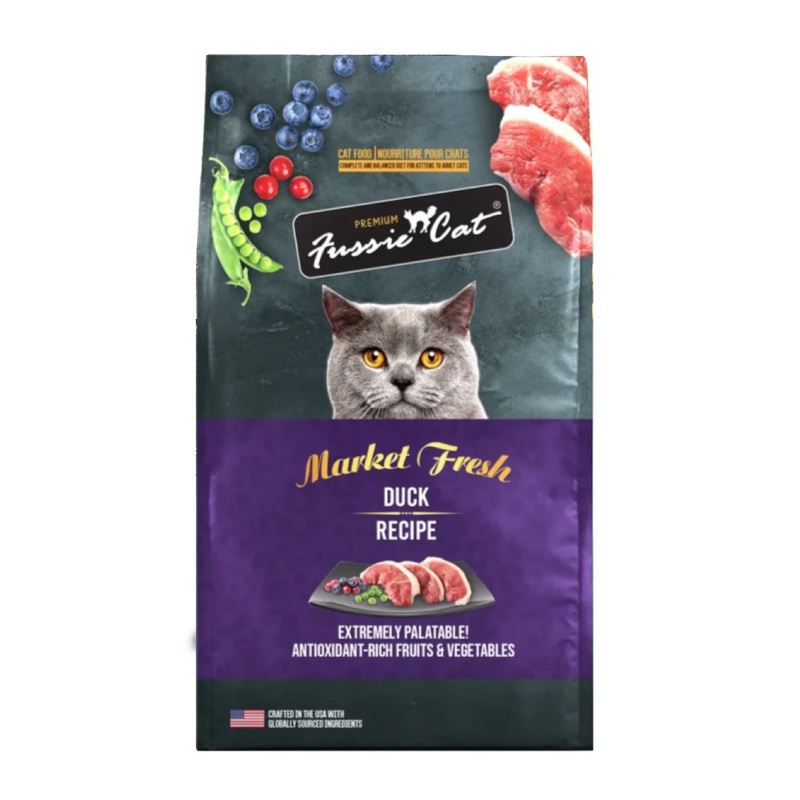 Fussie Cat Duck Recipe Dry Food