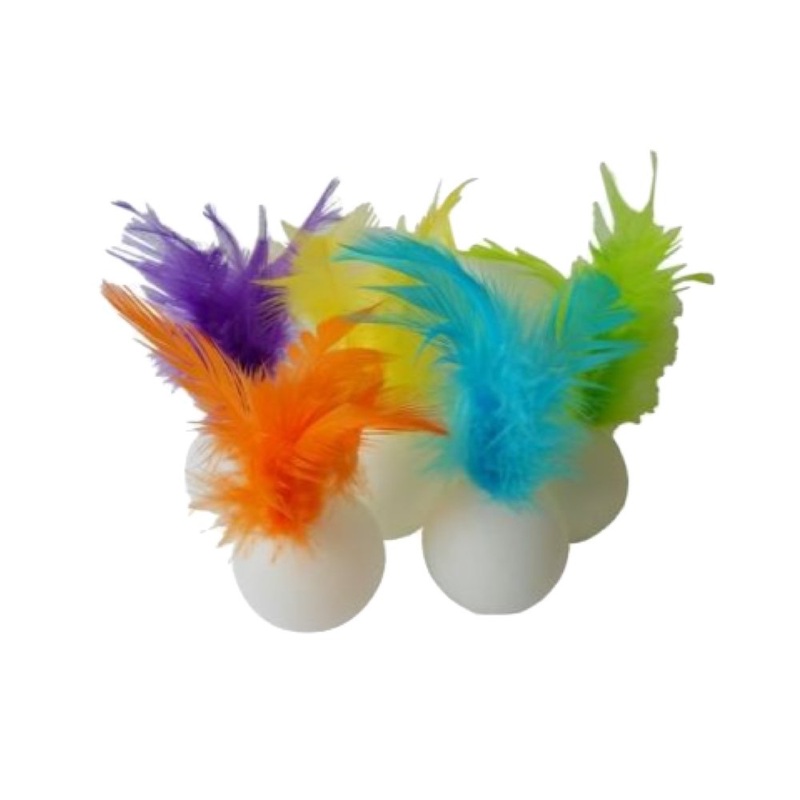 Imperial Cat Ball & Feather Rattle