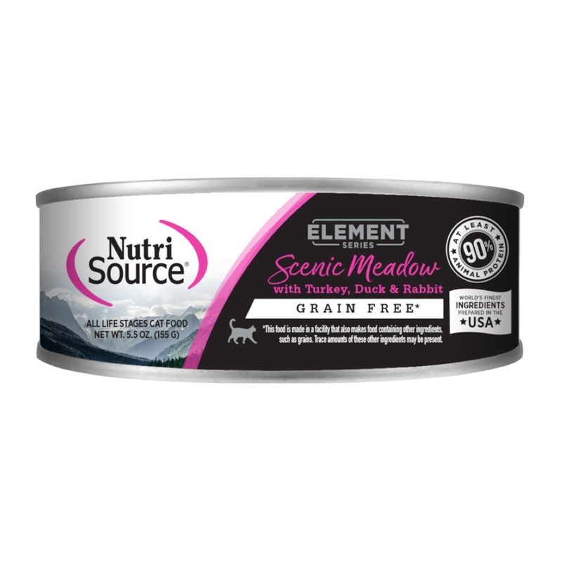 Nutrisource Element Scenic Meadow Turkey Duck & Rabbit Blend 5.5oz