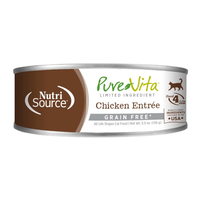 Nutrisource PureVita Limited Ingredient Grain Free Chicken Entree 5.5oz