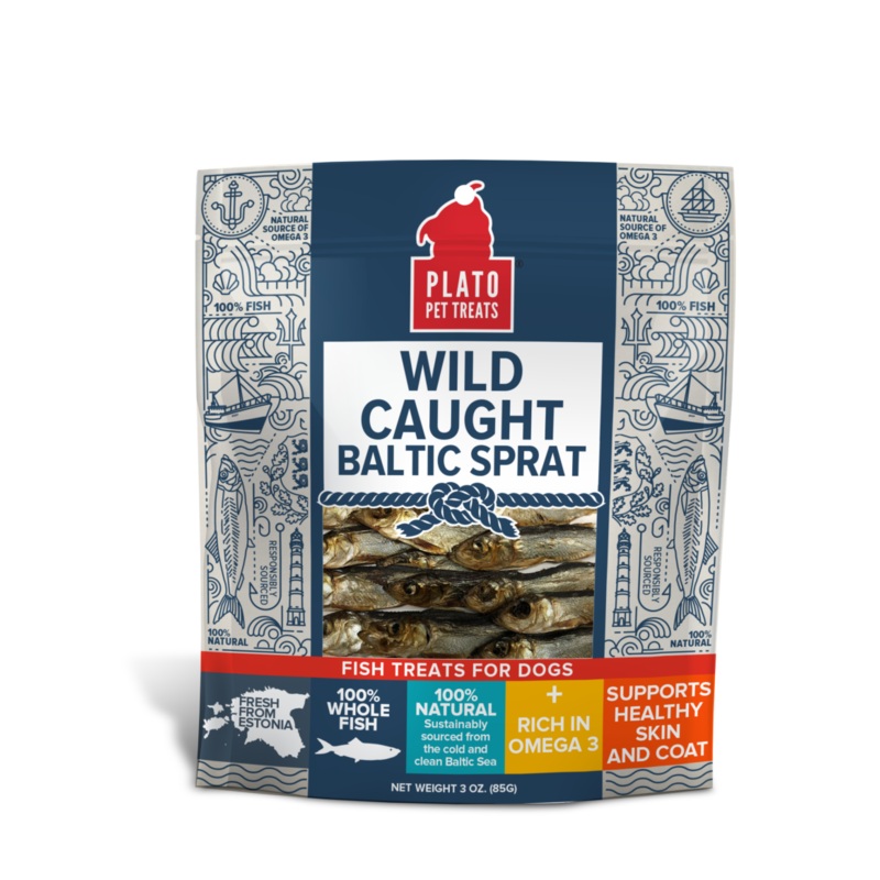 Plato Hundur Baltic Sprat Fish Treats
