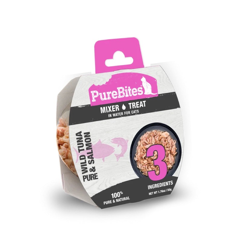 PureBites Tuna & Salmon Mixer Treat Cup 1.76oz