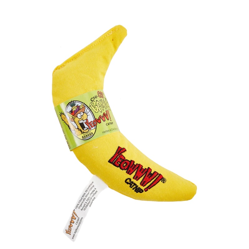 Yeowww! Yellow Banana Catnip Toy