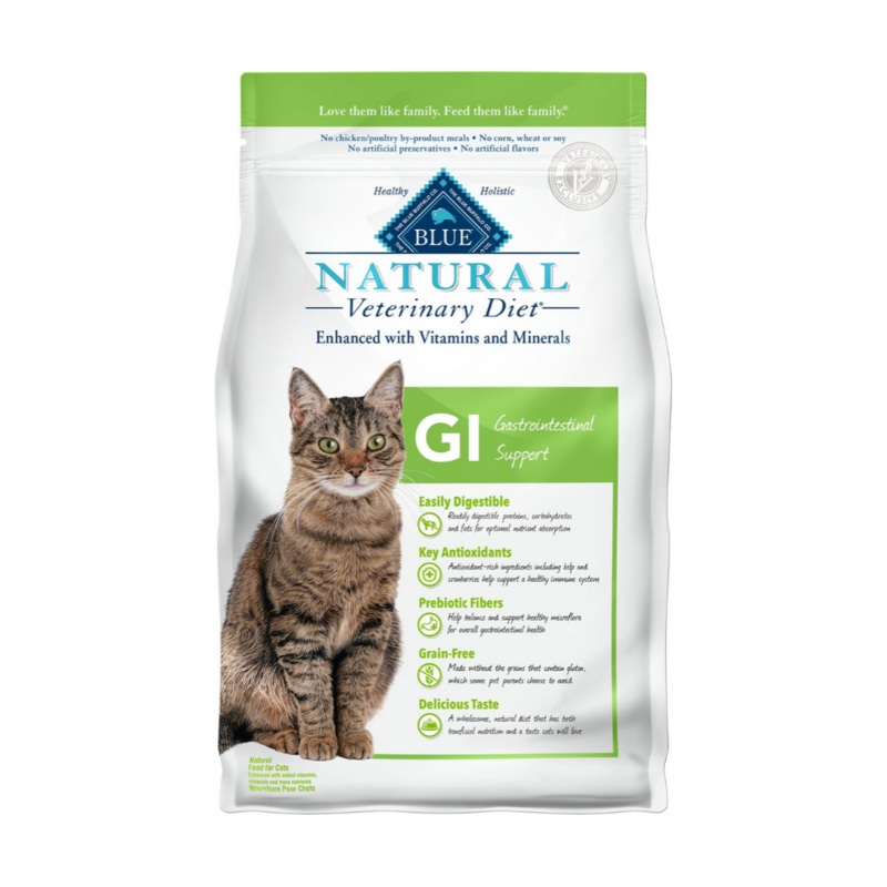 Blue Buffalo, BLUE Natural Veterinary Diet - GI Feline Gastrointestinal Support Dry Cat Food